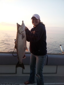 St Joseph Michigan salmon fishing