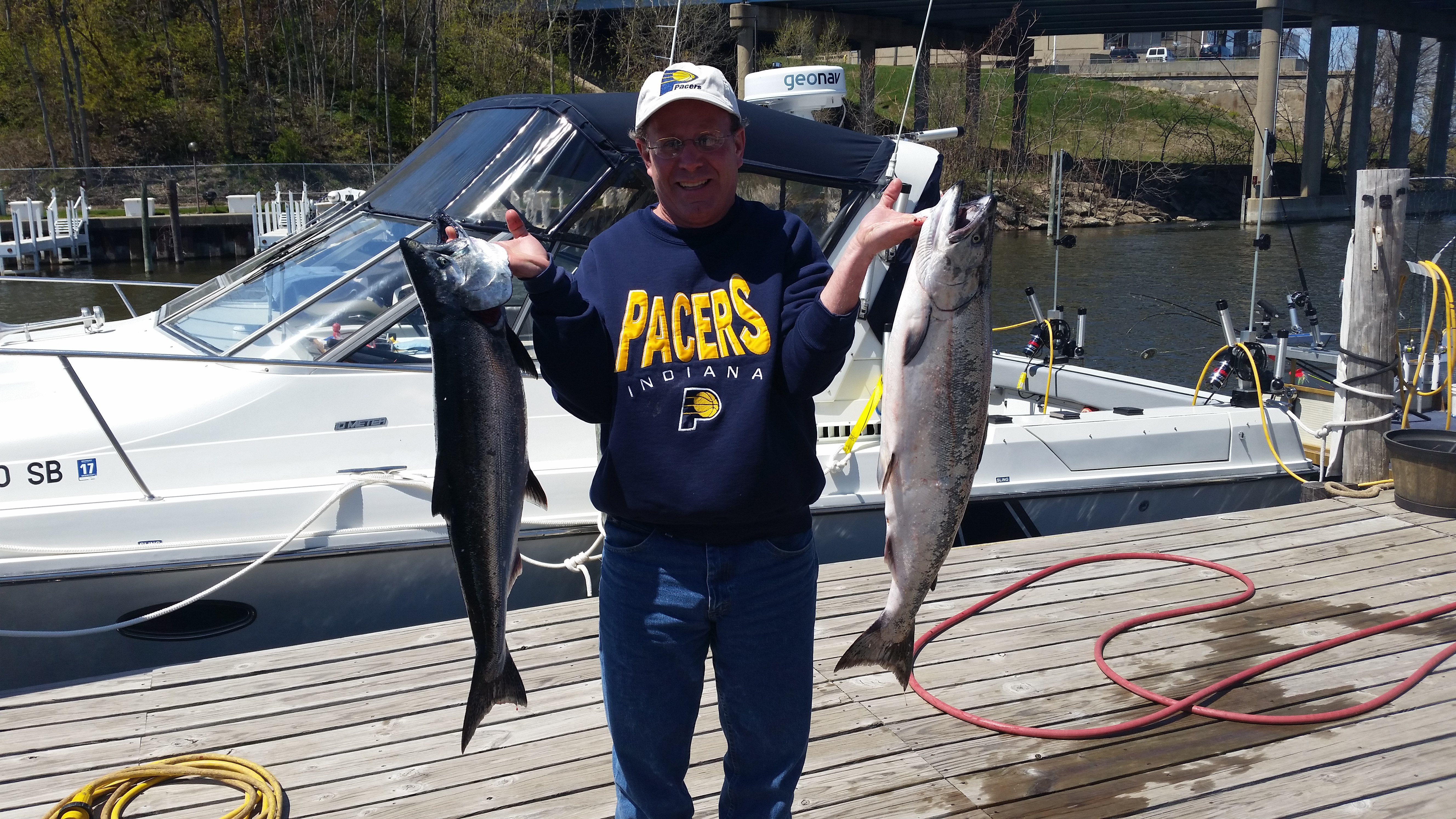 Michigan salmon fishing